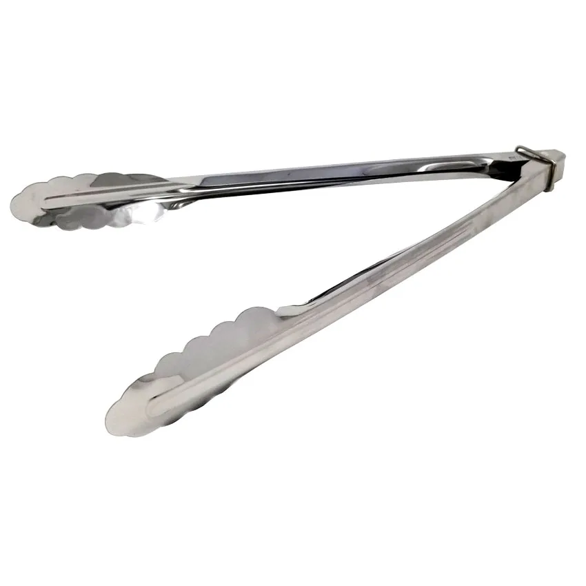 12" Stainless Steel Tongs
