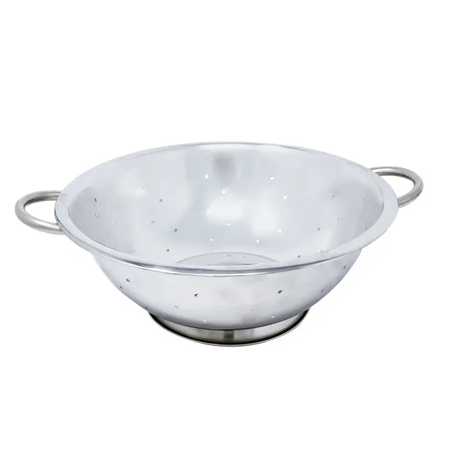 14 qt Stainless Steel Colander with Base and Handles