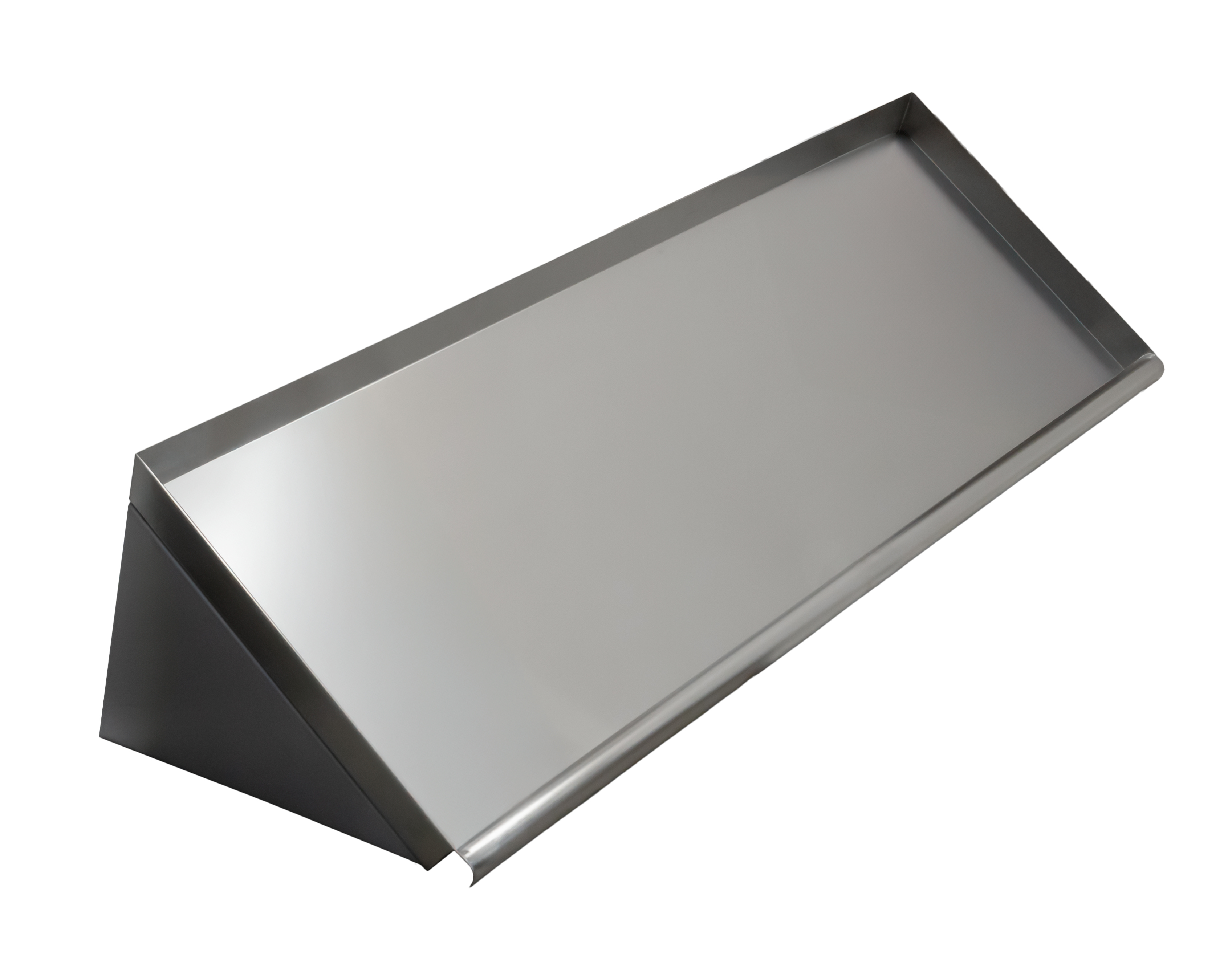 72" Stainless Steel Slanted Rack Shelf