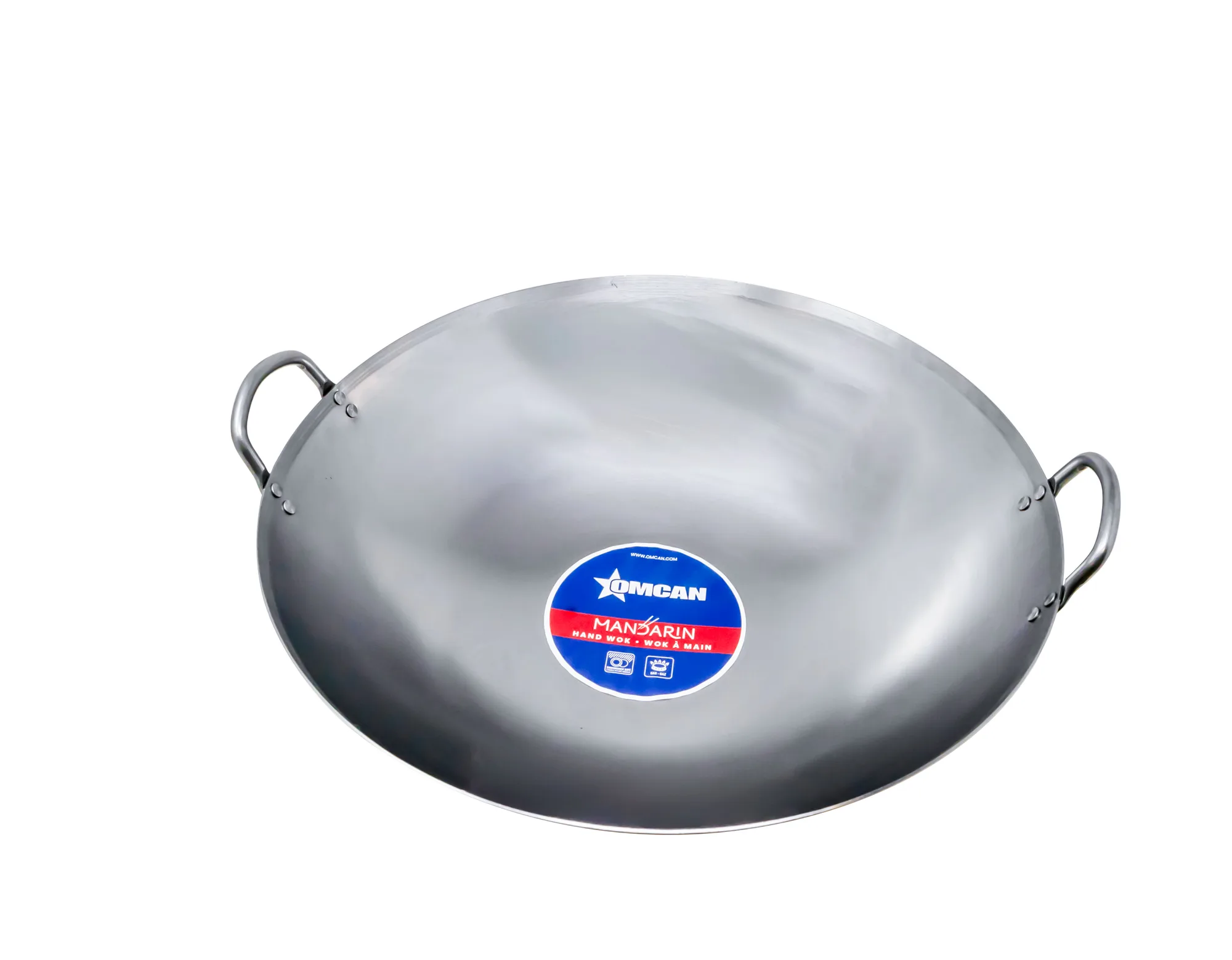 18″ Iron Double Ear Cantonese Wok