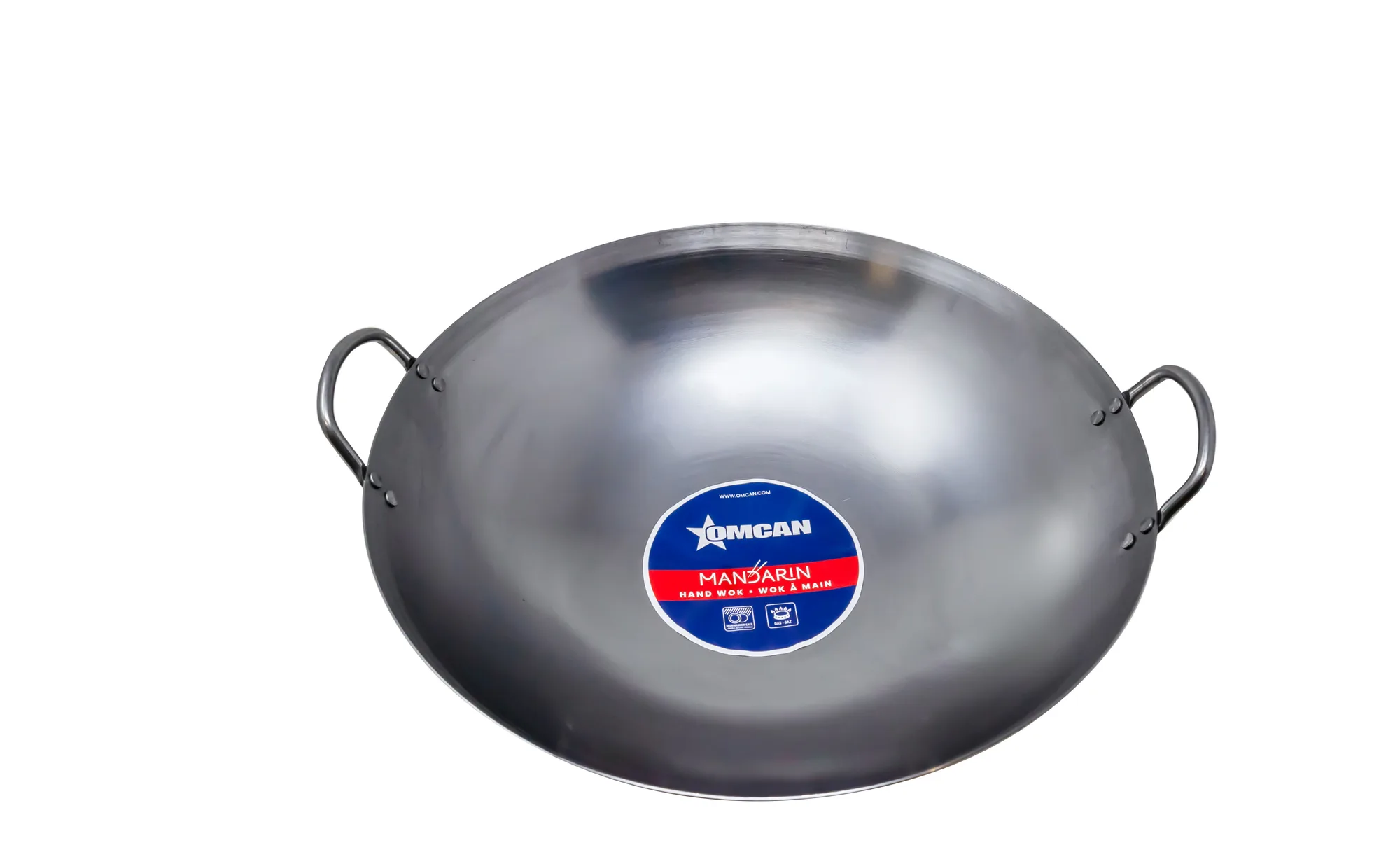 16″ Iron Double Ear Cantonese Wok