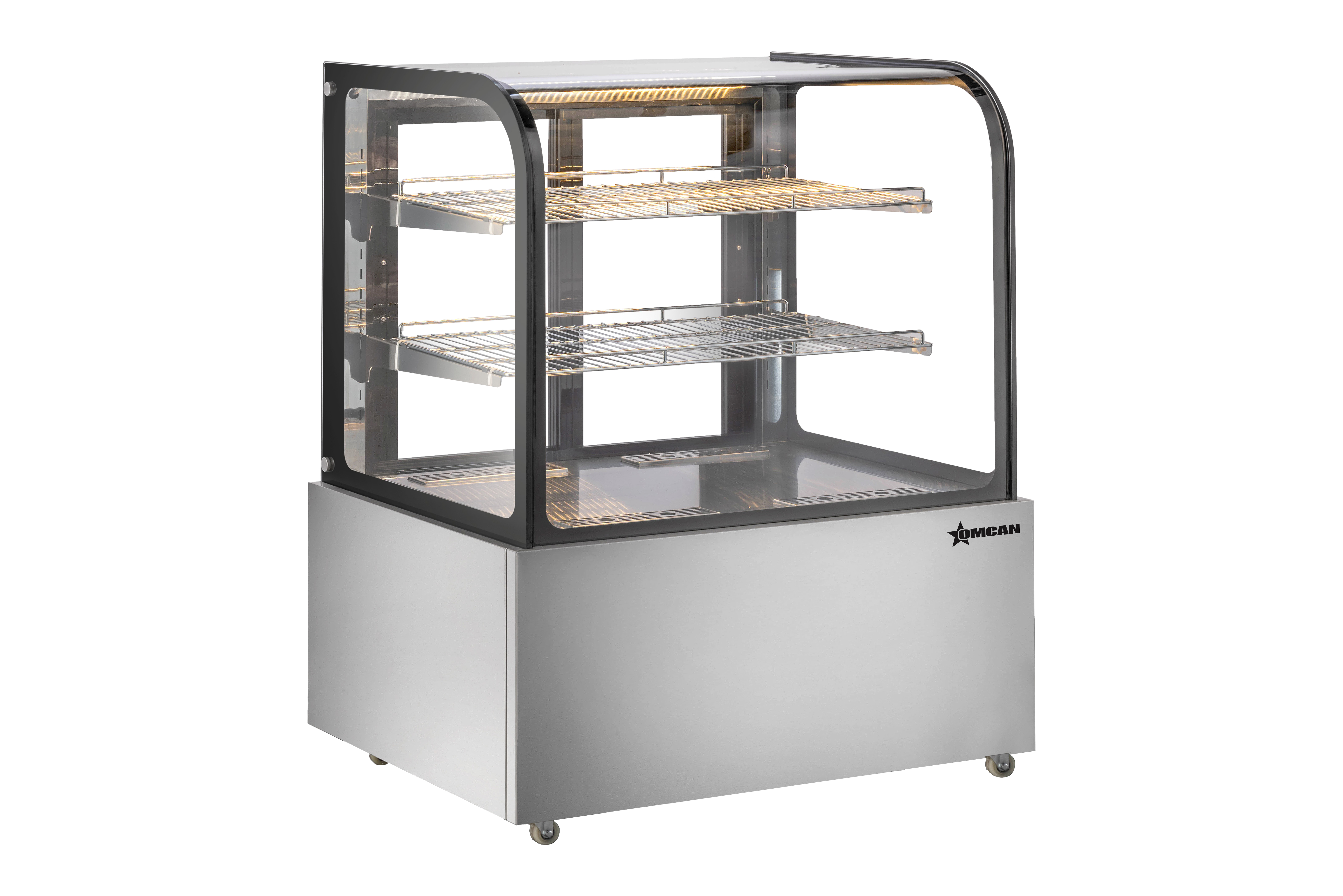 49" Floor Model Display Warmer, 2 Shelves, Curved Glass, Full-Service, 16.2 cu. ft. (460 L) capacity - 110V, 800W