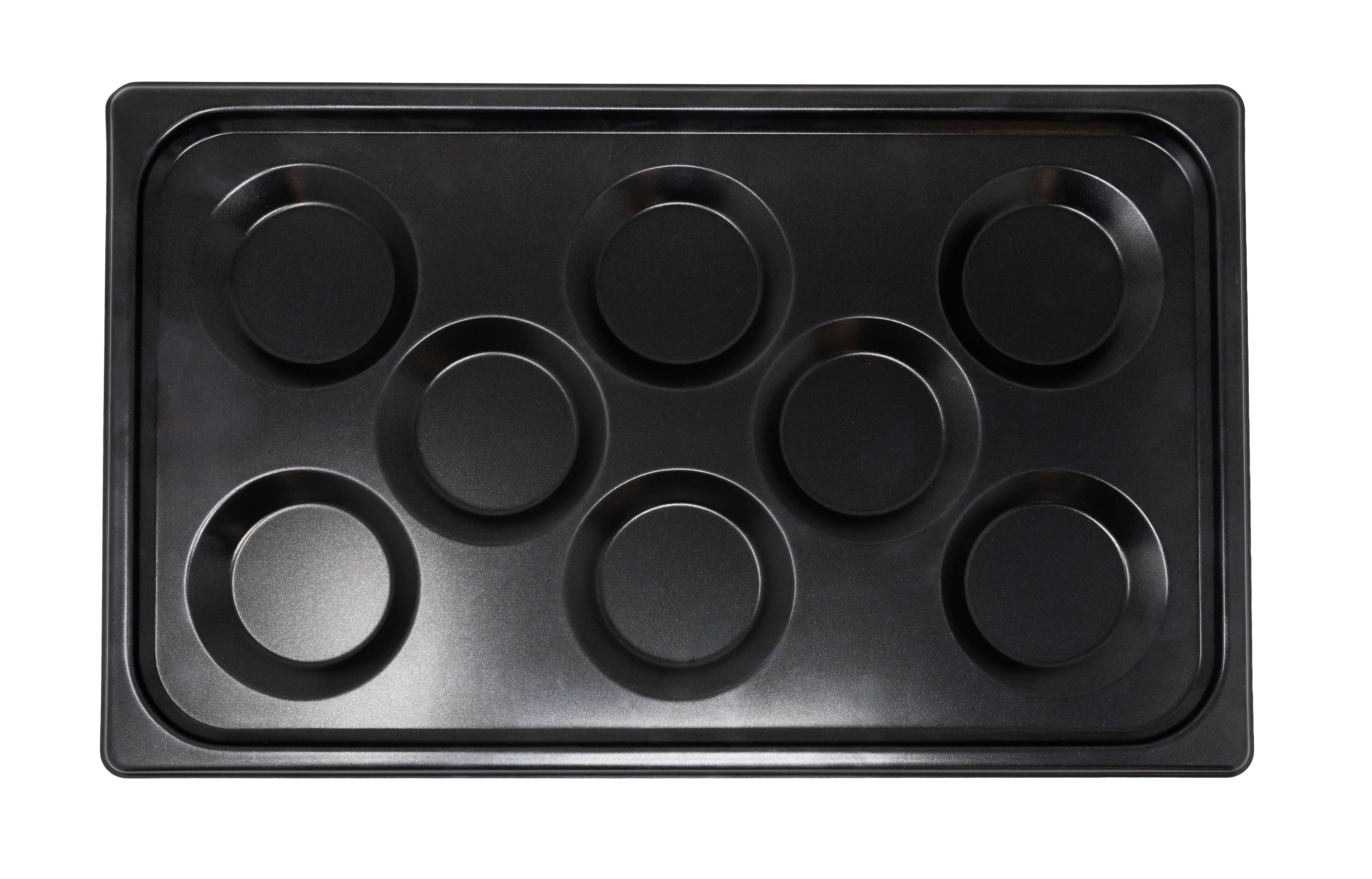 Full Size 12″ x 20″ Non-Stick Stainless Steel Multi-Baker Pan with 8 molds for Combi-Oven