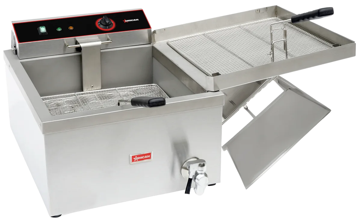 25 lbs. (3 Gal) Oil Capacity Countertop Electric Fryer – 208 – 240V, 1Ph, 3300 – 4400W