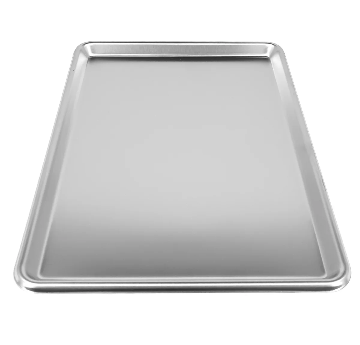 Stainless Steel 20 Gauge 1/2-Size (13″x18″) Bun Pan / Sheet Pan with Open Bead