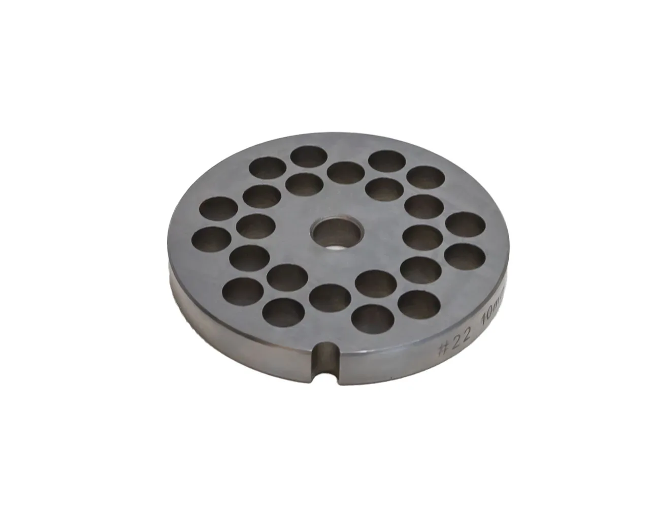 Carbon steel #22 machine plate, hubless, 10mm (3/8″) – one notch/ round