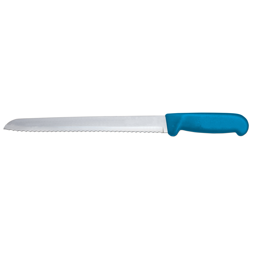 8" Slicer Narrow Blade Knife with Blue Polypropylene Handle