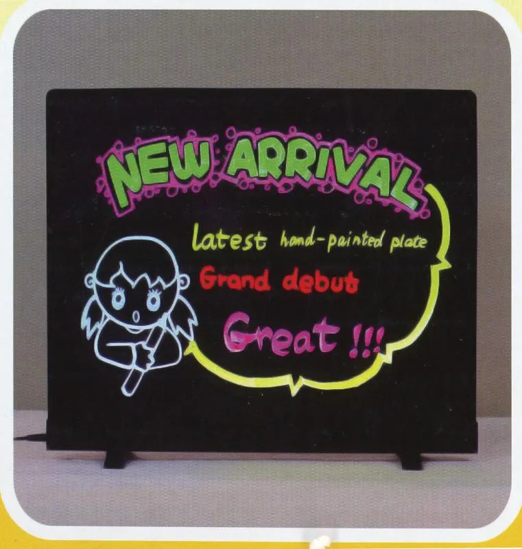 Desktop and Hanging LED Write-On Flash Board
