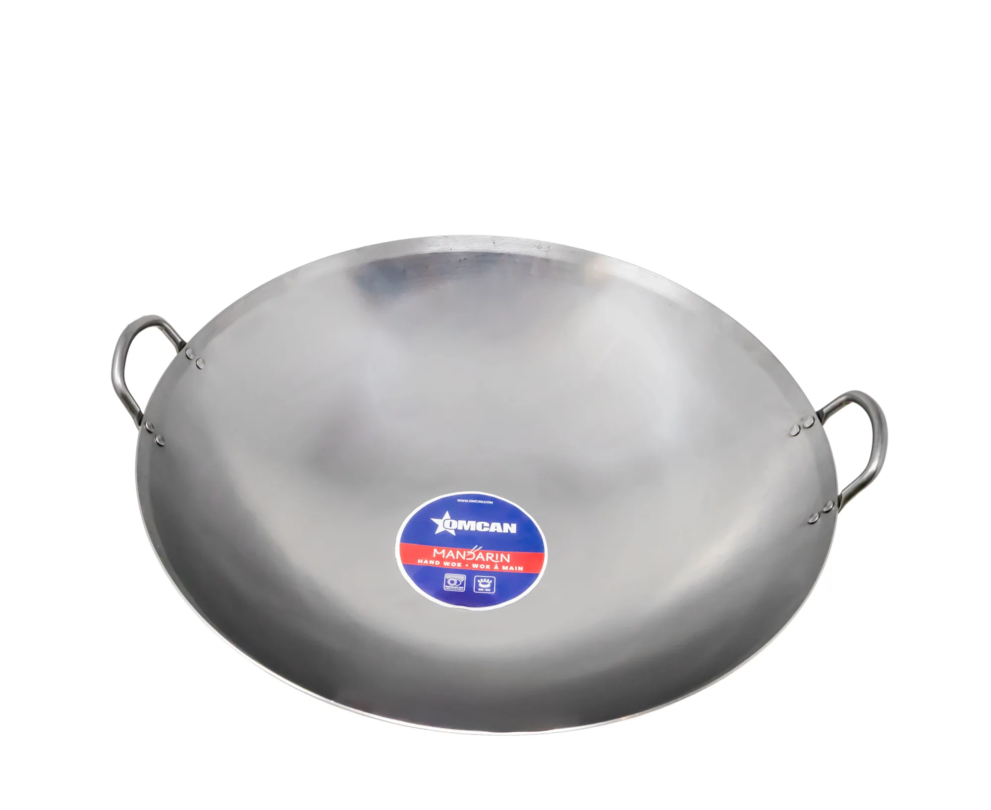 20″ Iron Double Ear Cantonese Wok