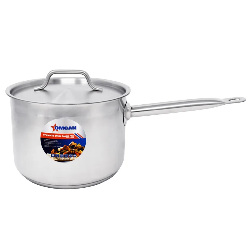 4.5 qt Stainless Steel Sauce Pan with Lid and Handle