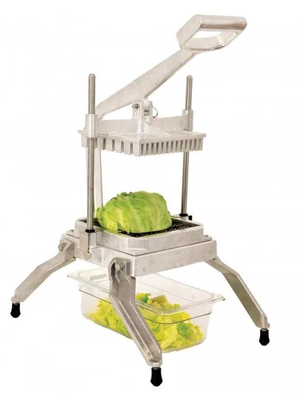 Countertop Lettuce and Vegetable Chopper with 1/2″ x 1/2″ Scalloped Blades