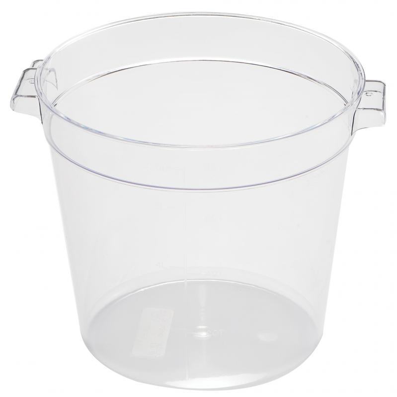 4 Qt. Polycarbonate Clear Round Food Storage Container