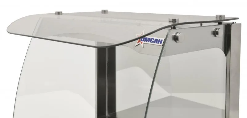 22" Heated Display Case, 2 Pans, Self-Service, 2.3 cu.ft. (66L) Capacity