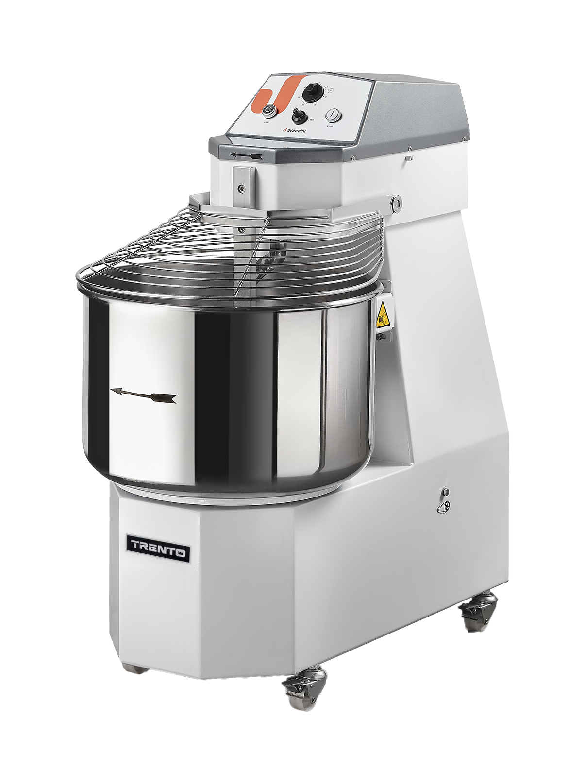 Avancini SPV60 89.8 qt Heavy-Duty Spiral Dough Mixer, 10 Speeds | Trento – 240 V, 5.5 HP / 4100 W, 1 Ph