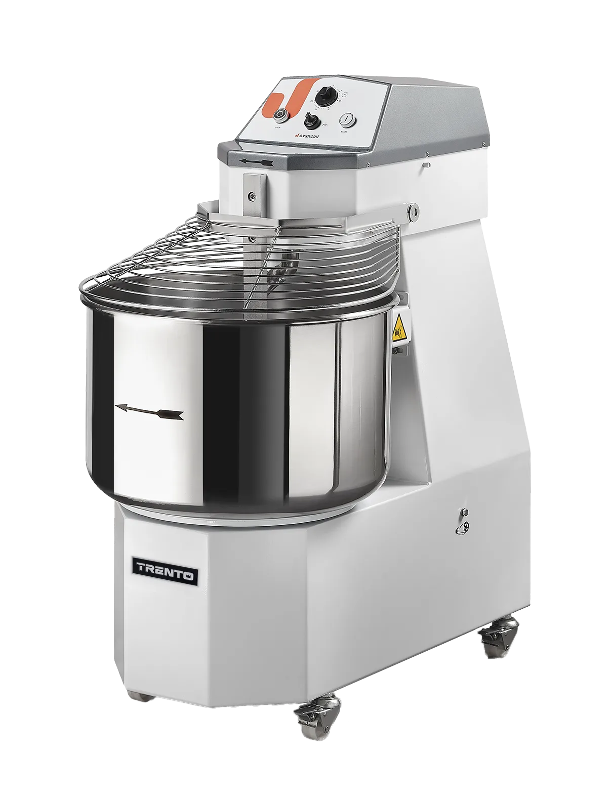 Avancini SPV60 89.8 qt Heavy-Duty Spiral Dough Mixer, 10 Speeds | Trento – 240 V, 5.5 HP / 4100 W, 1 Ph