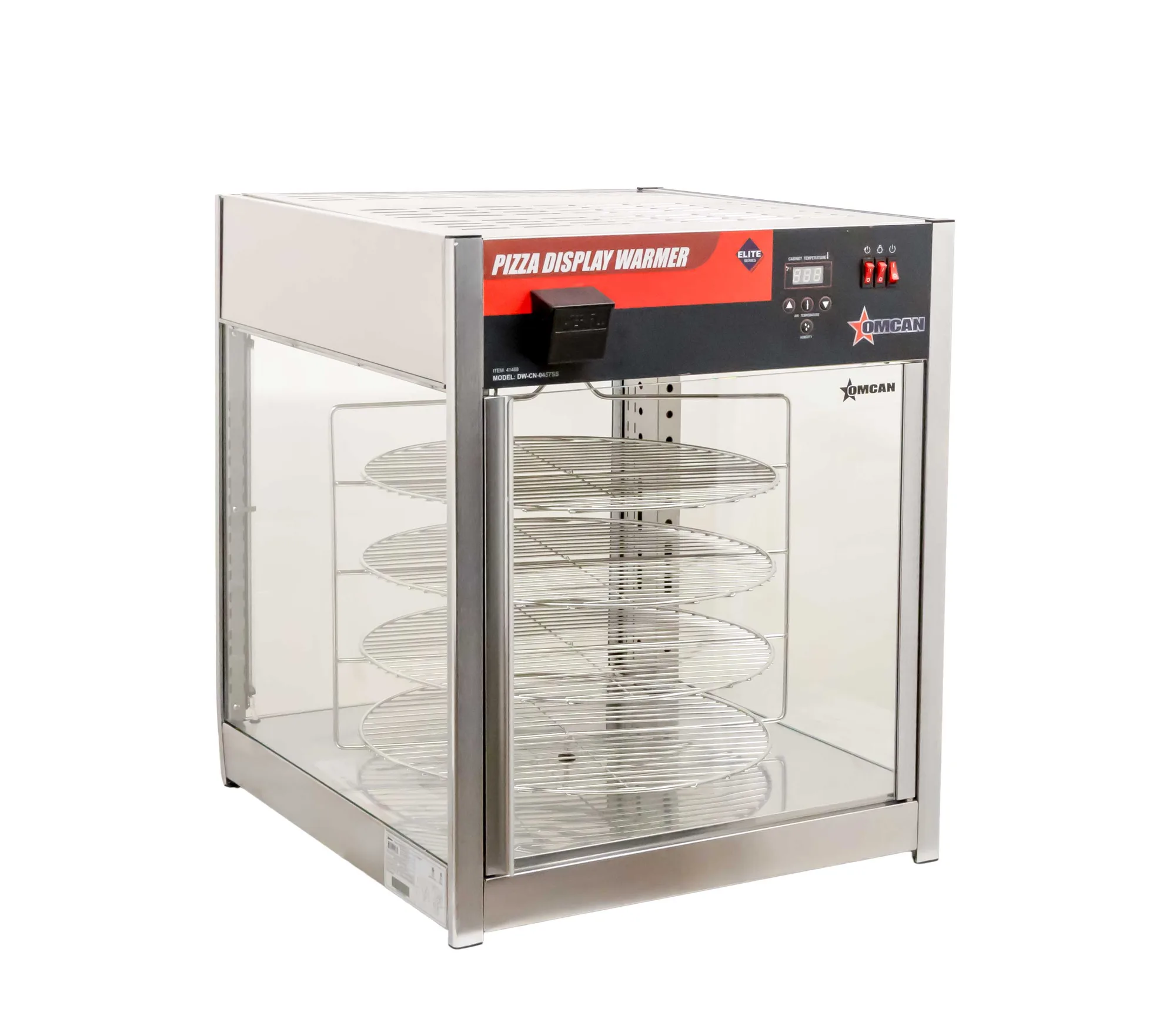 24" Pizza Display Warmer, Self-Service – 110 V, 1500 W
