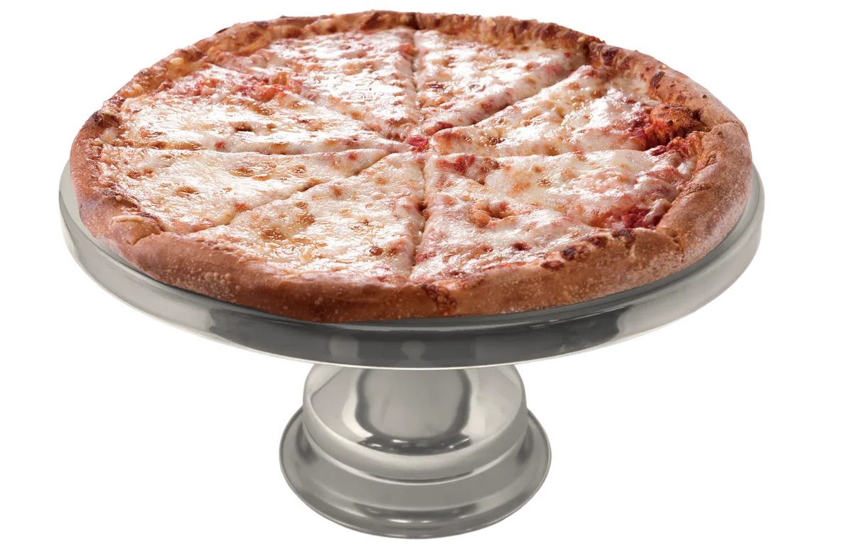 13″ Stainless Steel Cake / Pizza Stand with Mirror Finish
