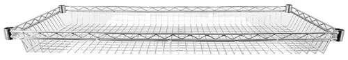 18″ x 48″ Chrome Wire Basket