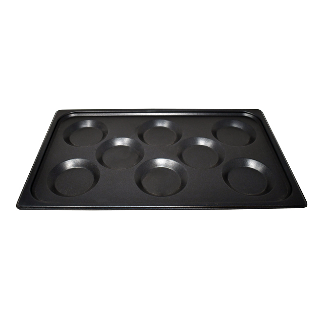 Full Size 12″ x 20″ Non-Stick Aluminum Multi-Baker Pan with 8 molds for Combi-Oven