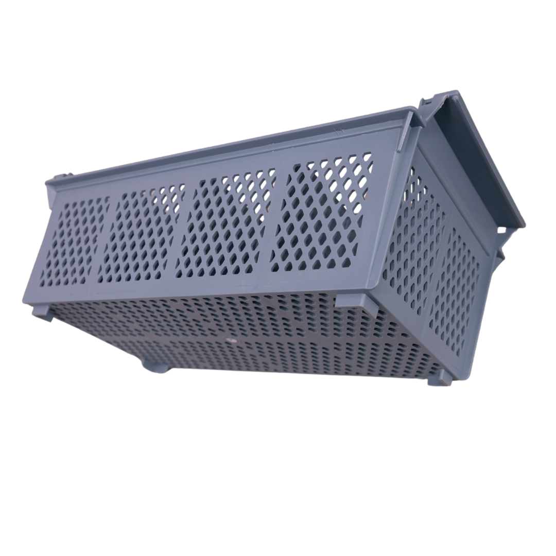 8 Compartment Dishwasher Cutlery Basket, Gray