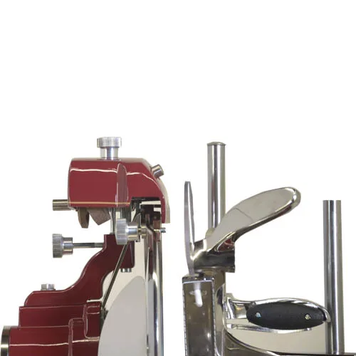 Trento Luxury Series 12″ Manual Volano Slicer with Flower Flywheel – Red