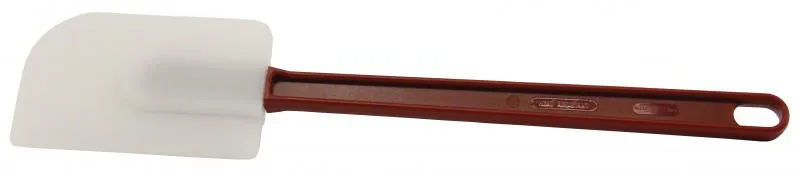 16" High Temperature Silicone Scraper with Red Handle