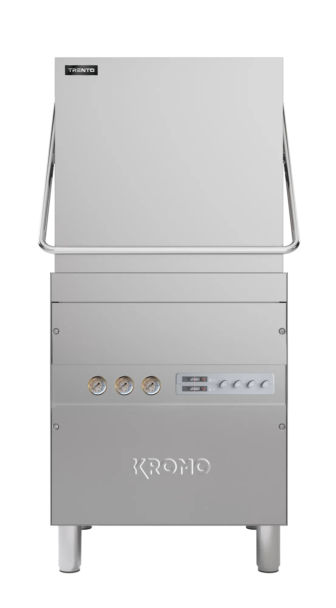 Kromo Hood-110-USA Upright High-Temperature Dishwasher | Trento – 220-240V, 1 Ph, 10.92 kW