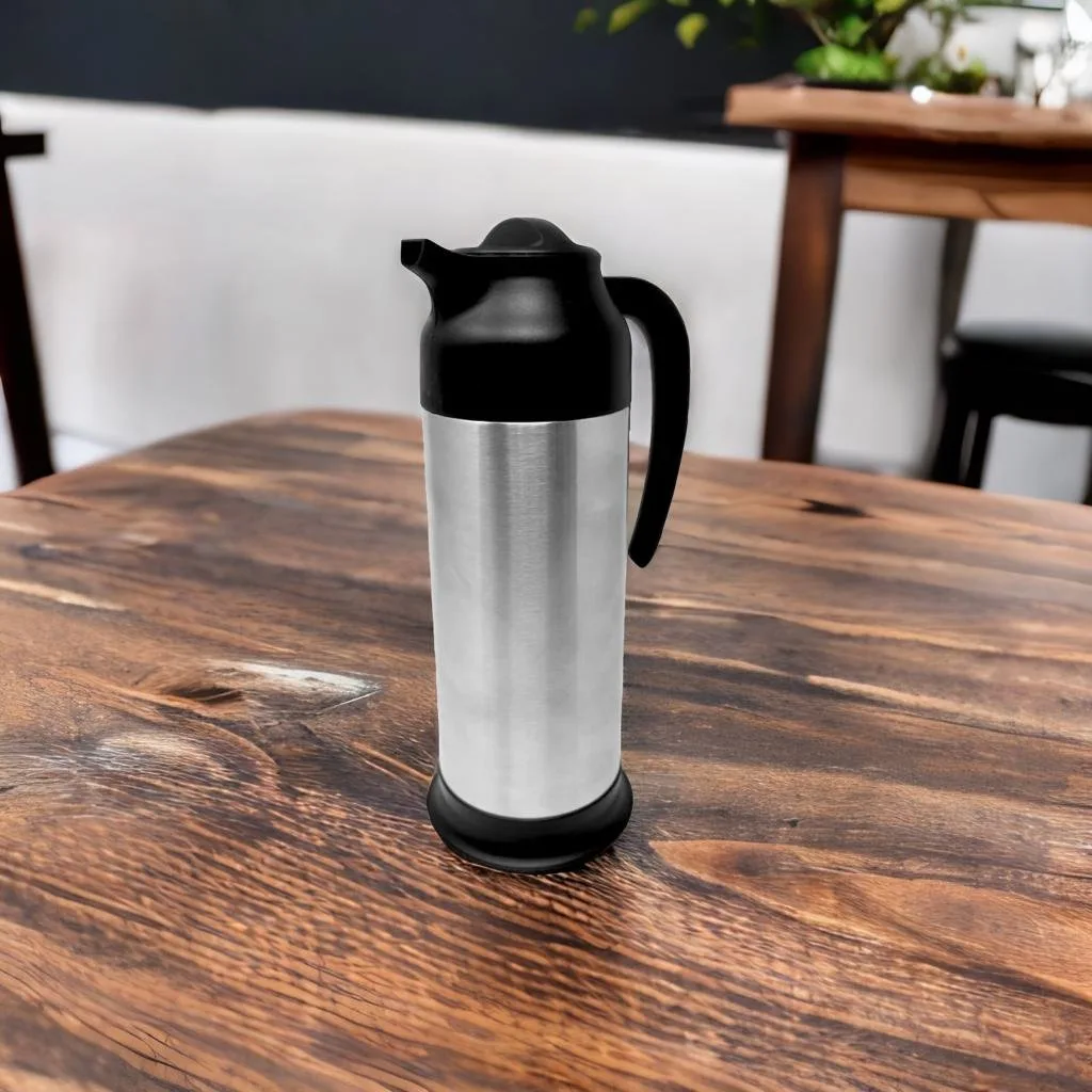 34 Oz. (1 L) Stainless Steel Insulated Thermal Coffee Carafe / Server