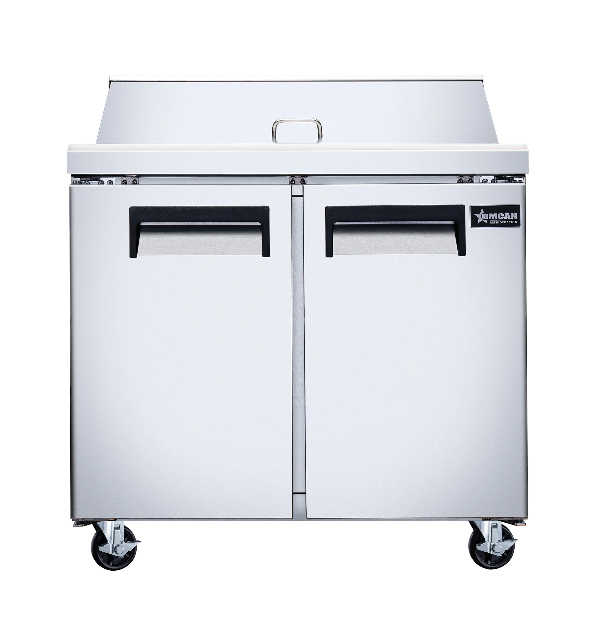 36″ Two (2) Door Refrigerated Prep Table, 9 cu.ft. (255 L), Stainless Steel