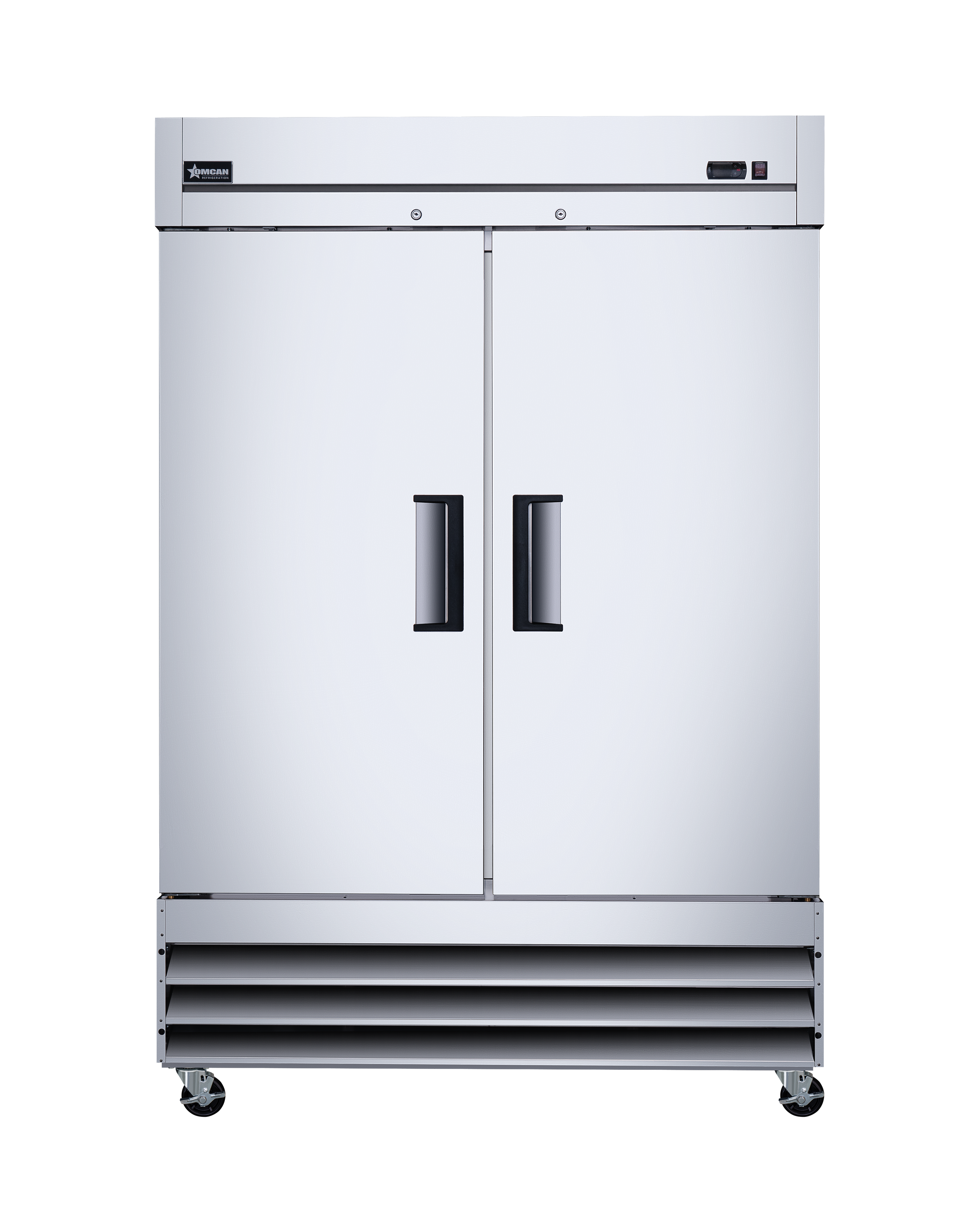 54″ Two (2) Door Reach-in Refrigerator, 47 cu.ft. (1330 L), Stainless Steel