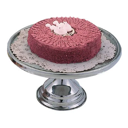 13″ Stainless Steel Cake / Pizza Stand with Mirror Finish