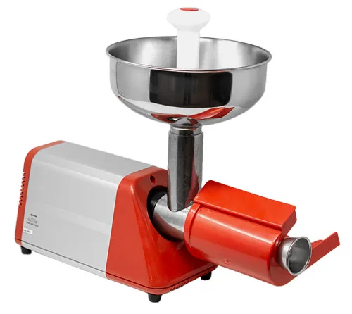 Light-Duty Electric Tomato Squeezer with Plastic Cover and 0.33 HP Motor