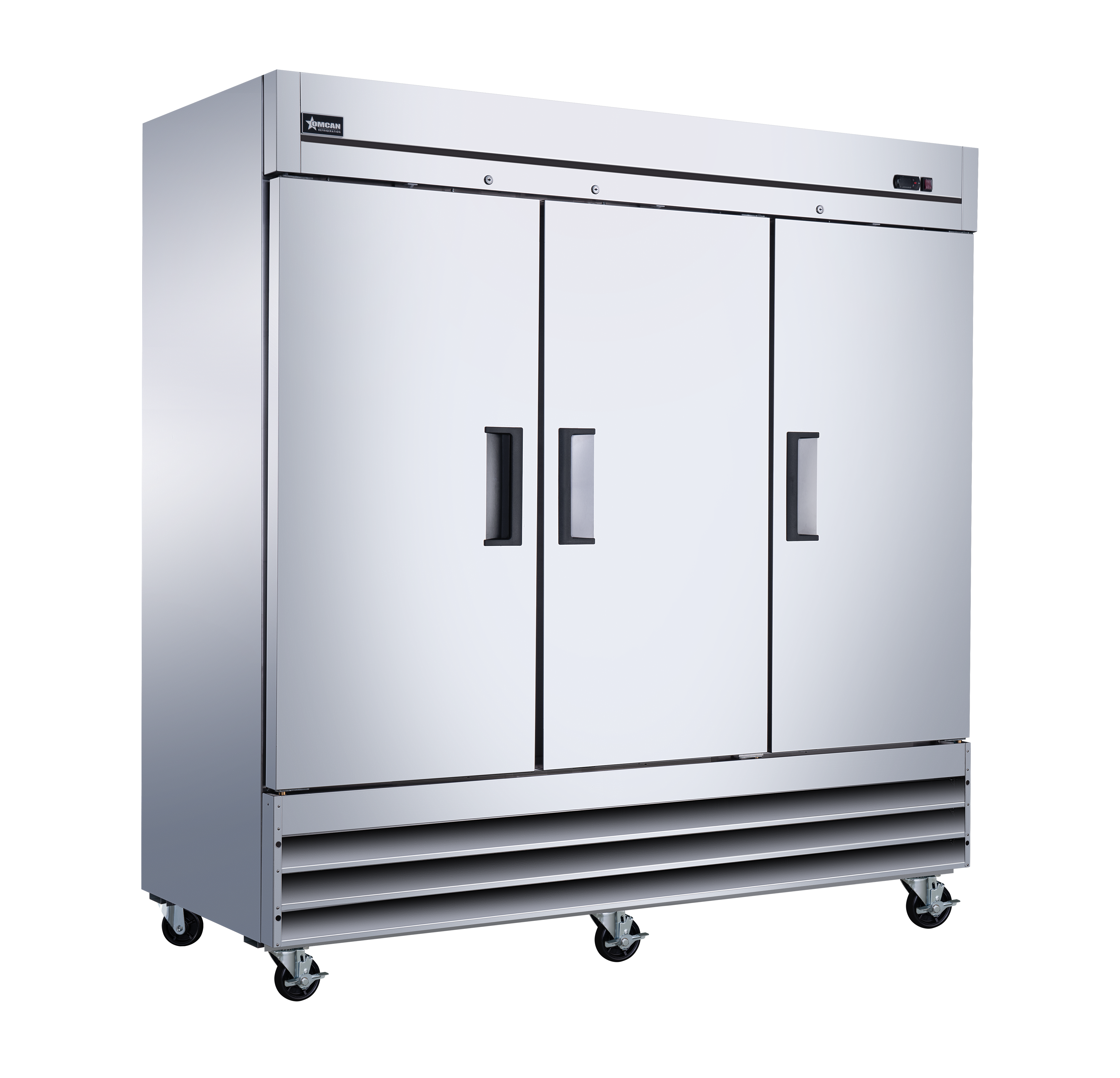 81″ Three (3) Door Reach-in Refrigerator, 72 cu.ft (2040 L), Stainless Steel