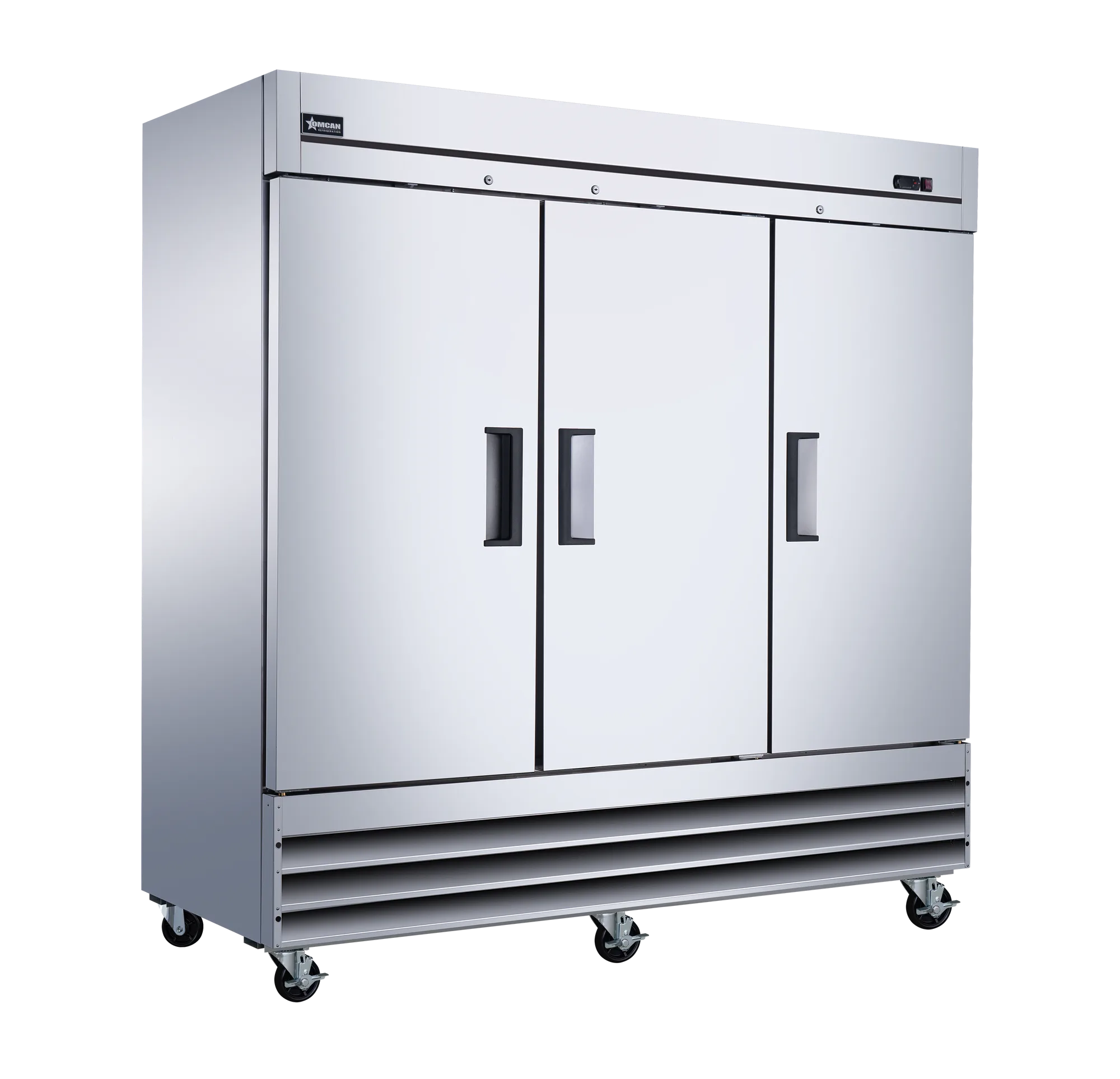 81″ Three (3) Door Reach-in Refrigerator, 72 cu.ft (2040 L), Stainless Steel