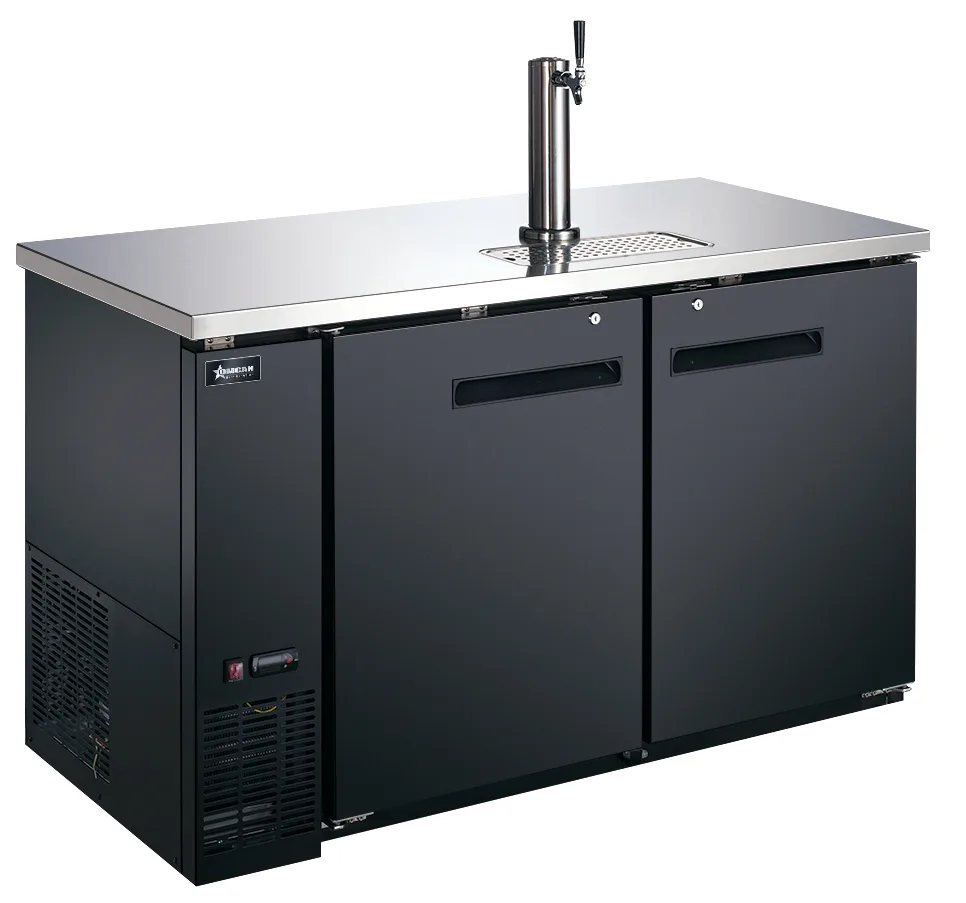 59″ Two (2) Door Kegerator / Beer Dispensers with One Tap, 19 cu.ft. (547 L)
