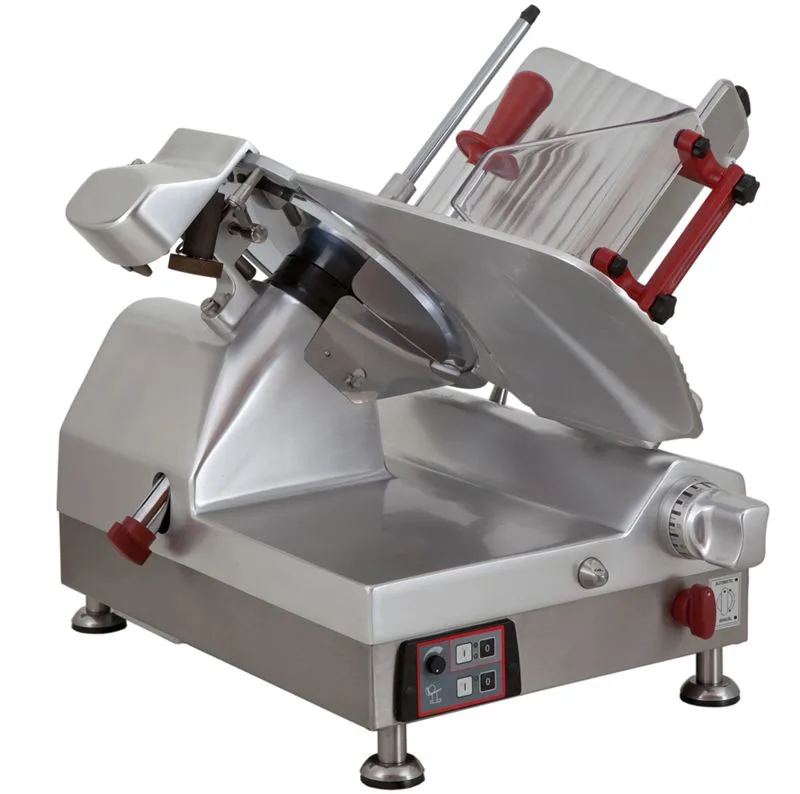 Omas 13″ Gear-Driven Automatic Slicer with Plexiglass Protection | Trento – 0.6 HP, 120 V
