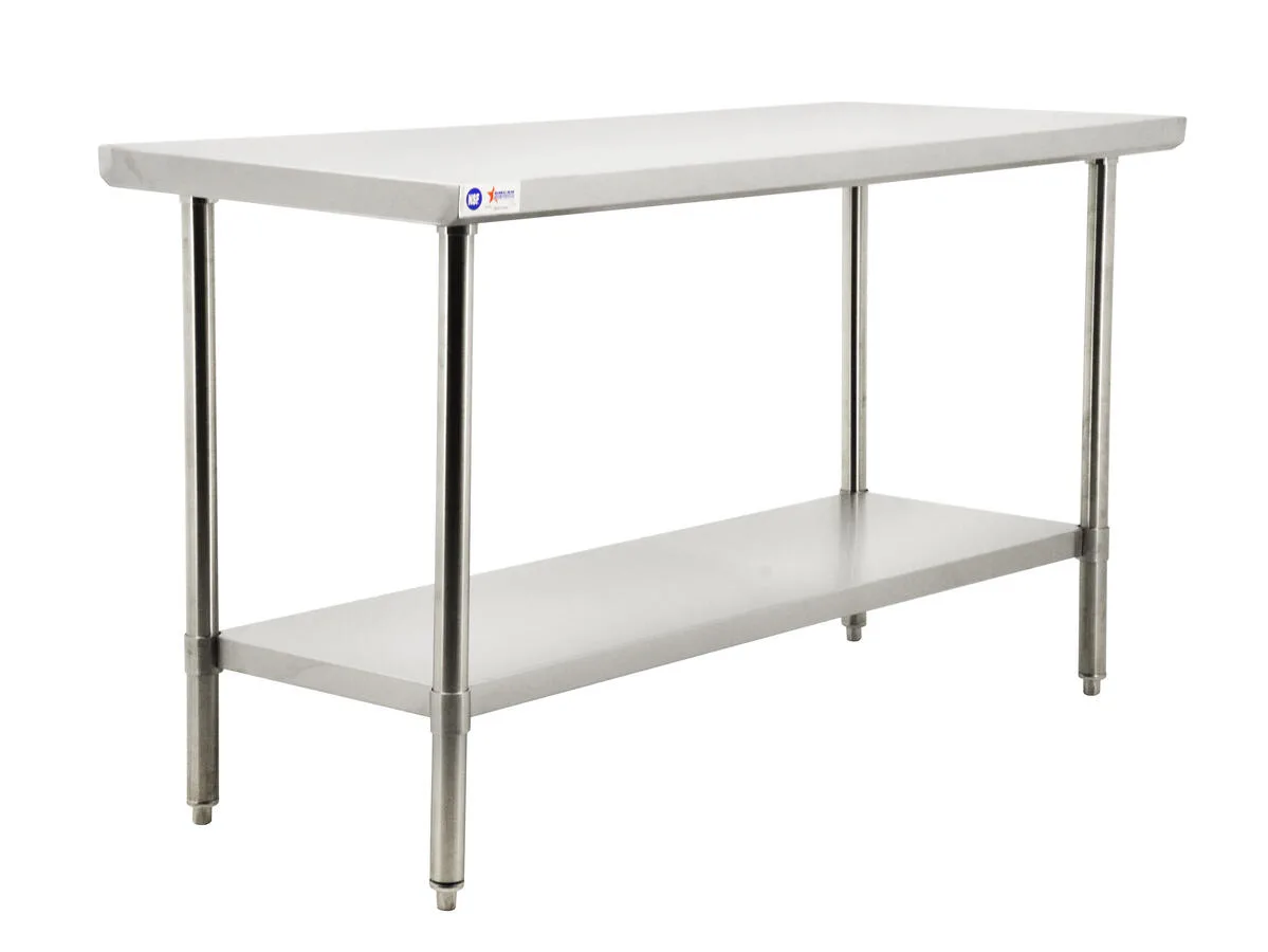24″ x 60″ All Stainless Steel Worktable