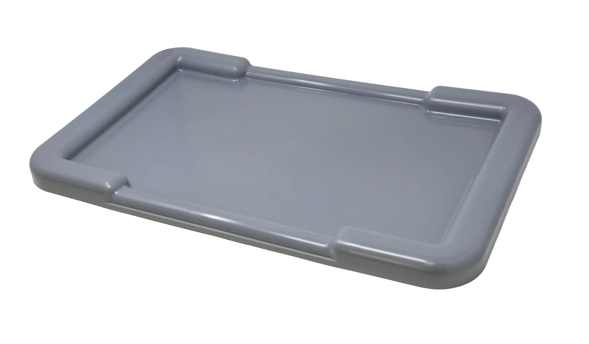 Gray Lid for Meat Lug Tote Boxes