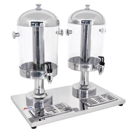 2 x 8 qt Double Ice-Cooled Juice Dispenser