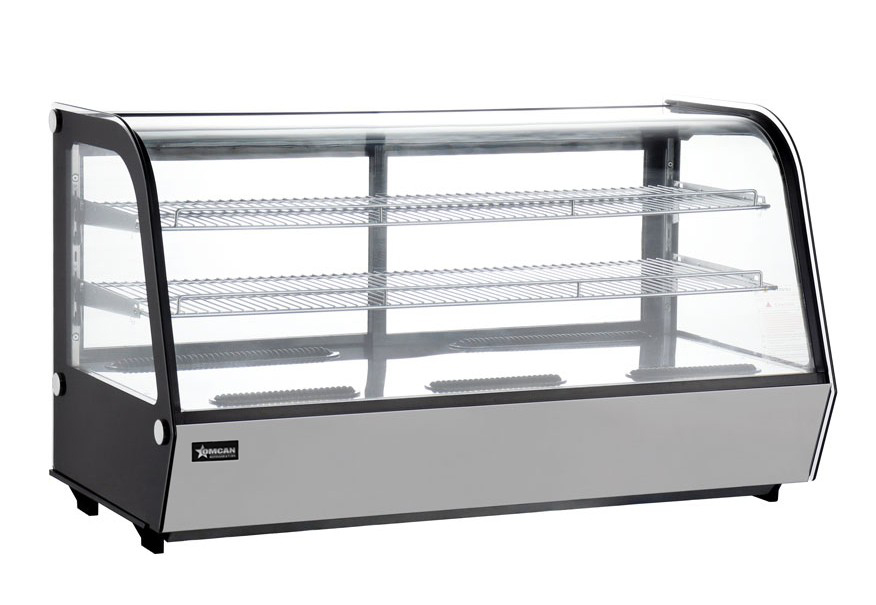 48″ Two (2) Shelf Countertop Refrigerated Display, 7.13 cu.ft. (202 L), Stainless Steel
