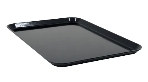 26″ x 18″ x 3/4″ Black Fiberglass Market Tray
