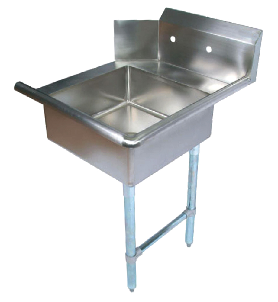 26" Right Side Soiled Dish Table with Sink