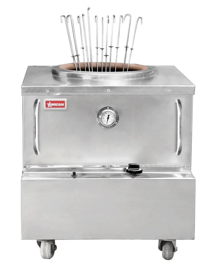 32″ x 32″ Natural Gas Stainless Steel Square Tandoor Oven – 85,000 BTU
