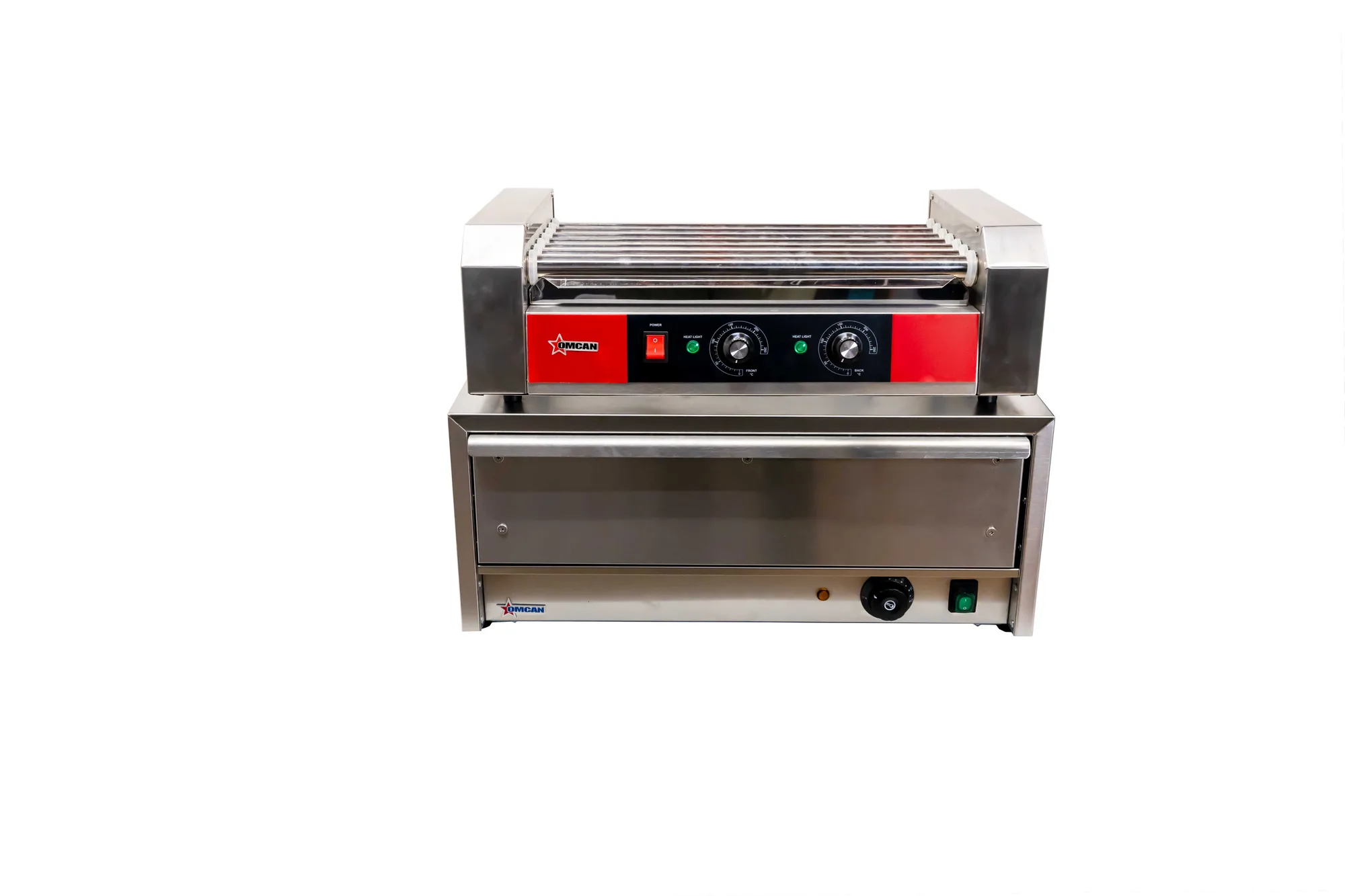 18 Hot Dog Roller Grill with 7 Rollers - 120 V, 910 W