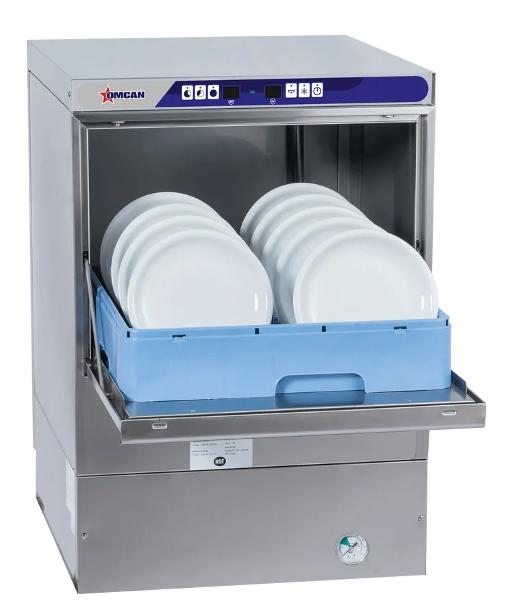 23" Under Counter High Temperature Dishwasher with Digital Control