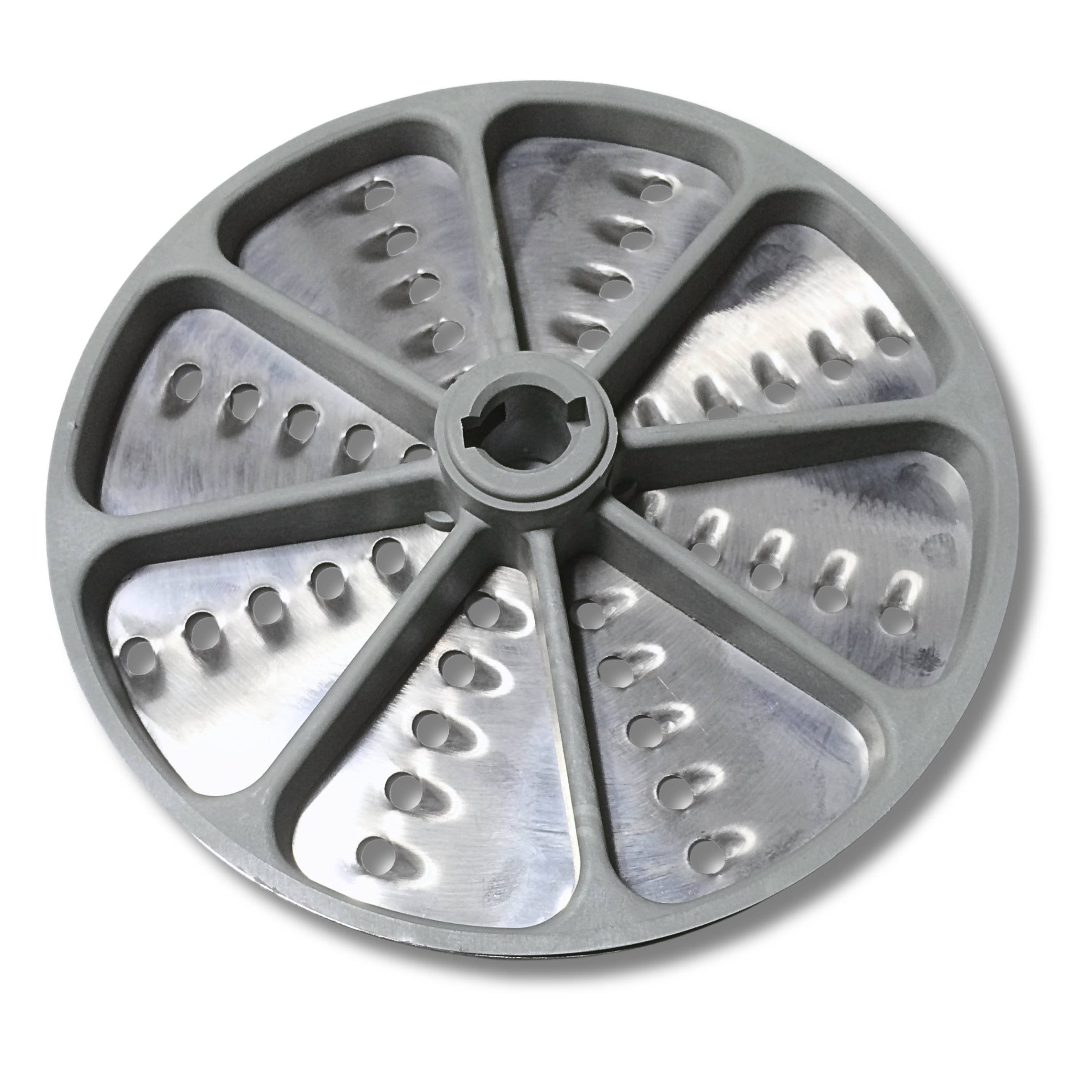 Mozzarella Shredding Disc 7 mm for Trento #10835, #10927, and #19476 Food Processor Units