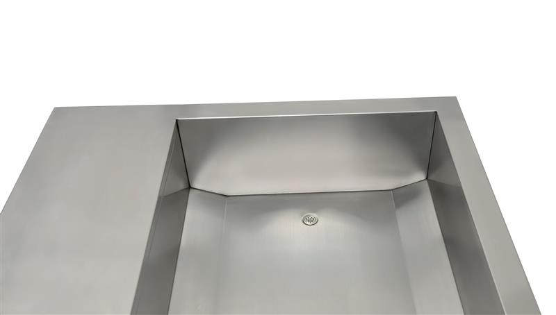 72 " 5 Pan Open Well Electric Steam Table with Cutting Board and Undershelf, 4 kW 1ph, 240V