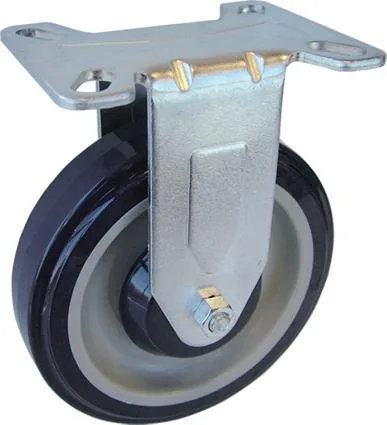 Fixed Caster for Chrome Stock Cart