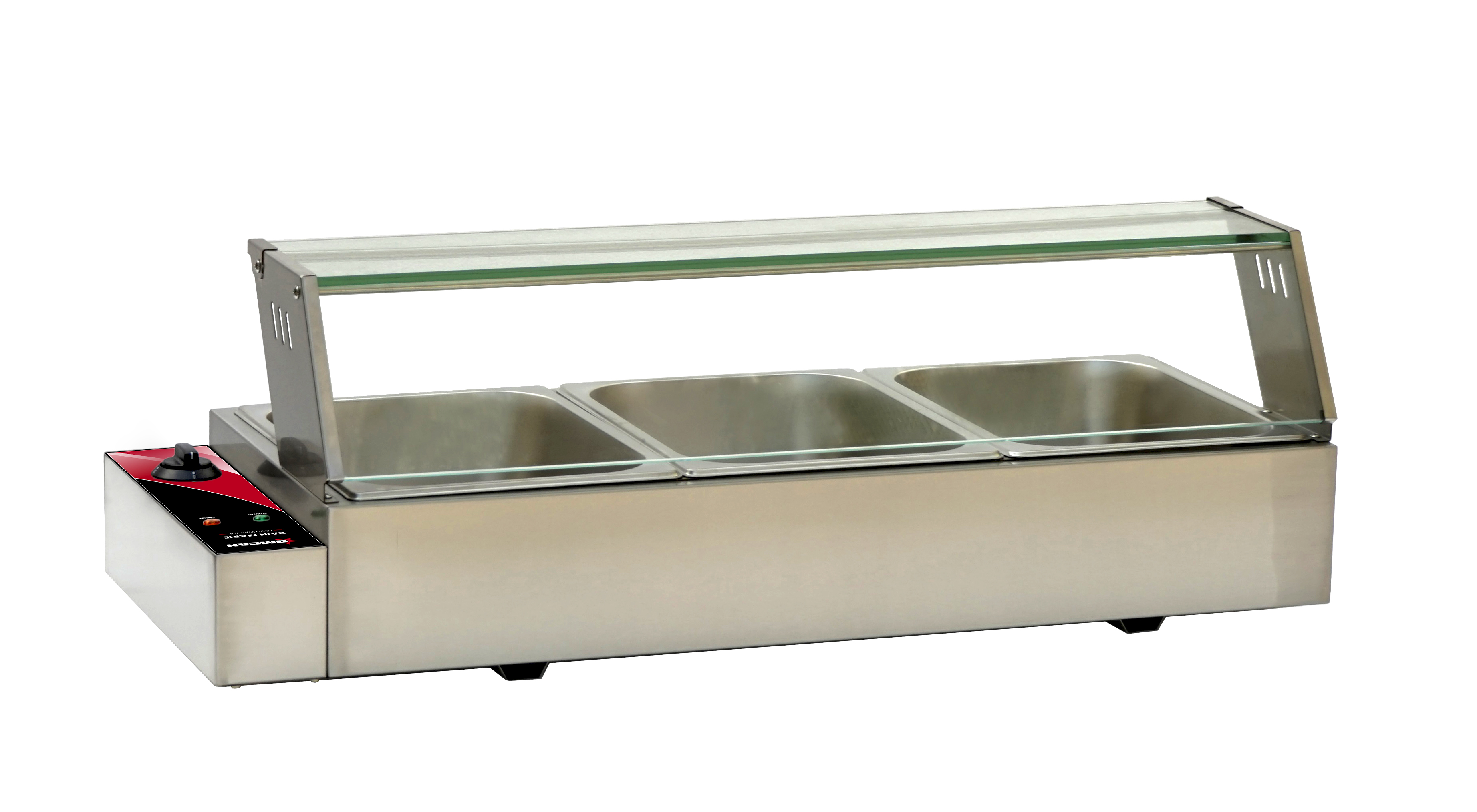 36" Bain Marie with 3 Half-size Pans - 1.5 kW, 120V/60Hz/1Ph