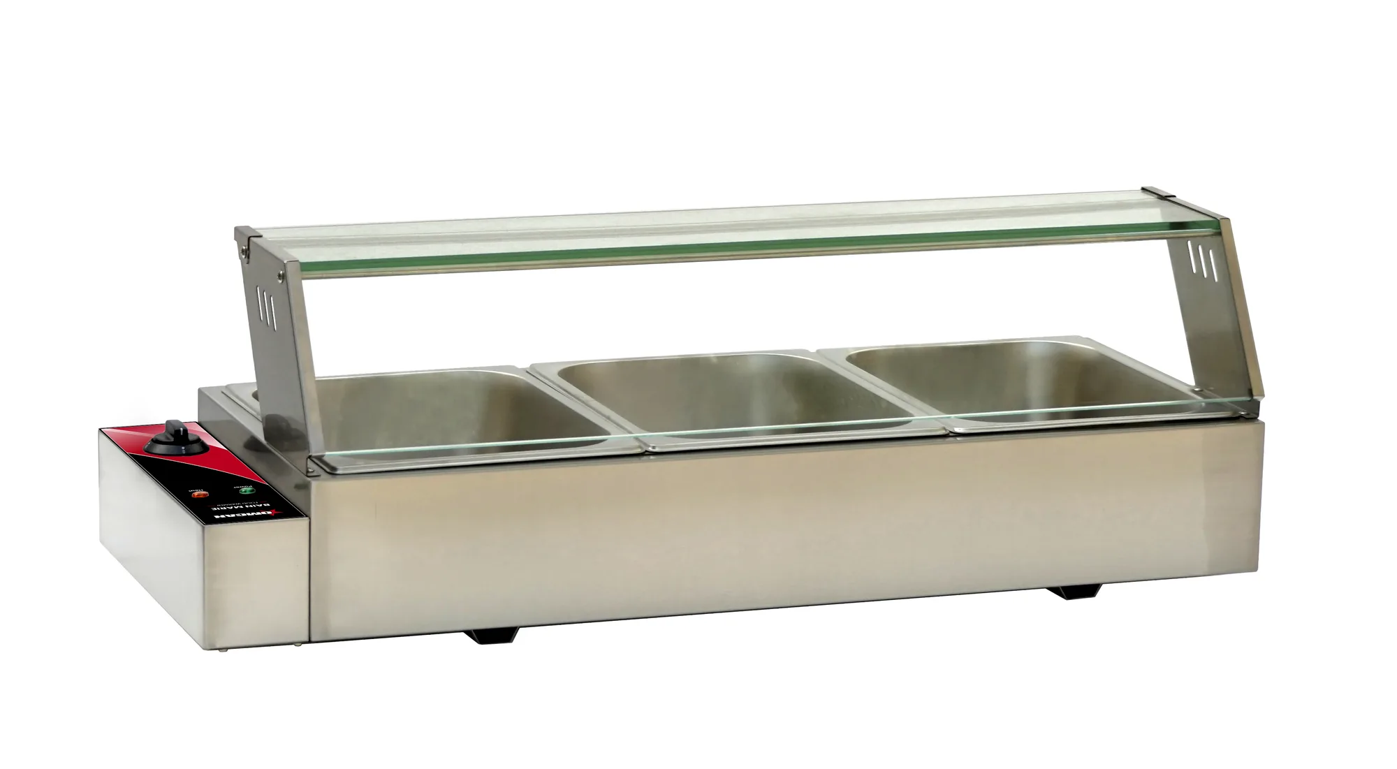 36" Bain Marie with 3 Half-size Pans - 1.5 kW, 120V/60Hz/1Ph